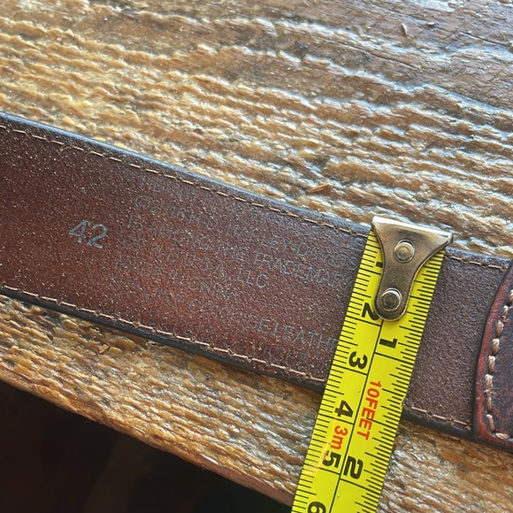 Harley-Davidson Cowhide Leather 2016 Belt Size 42 - Picture 9 of 11